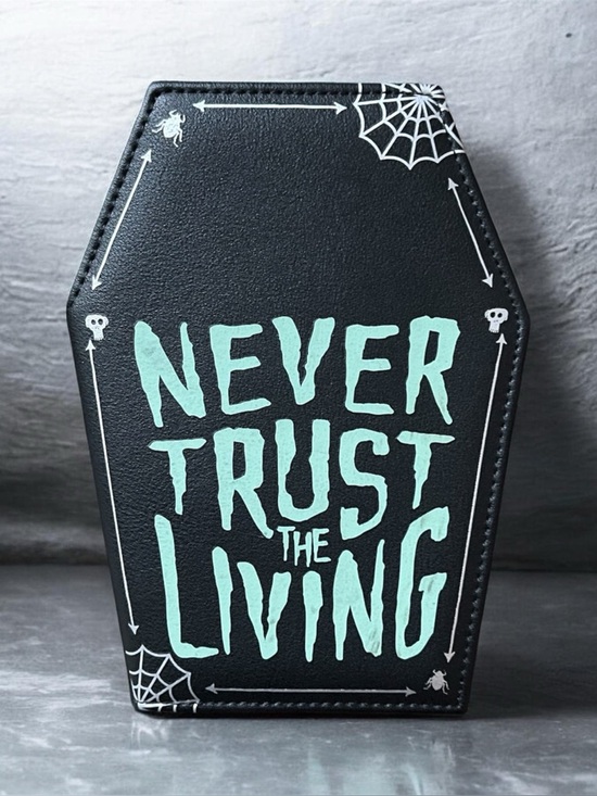 Handbags - Never Trust The Living Coffin Wallet